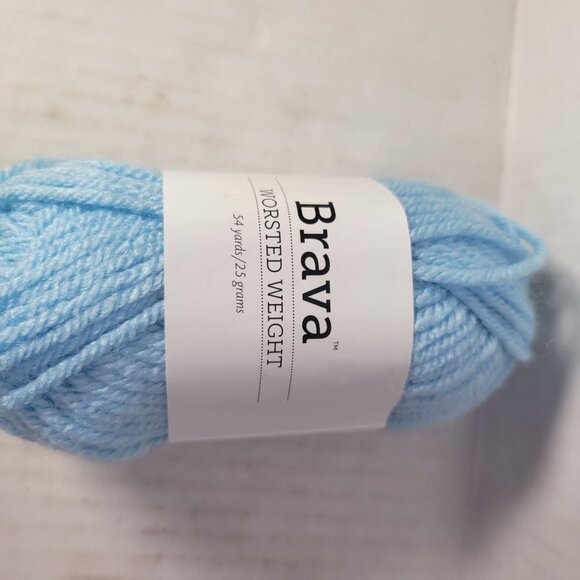 Lot of 10 Mini Skeins Knit Picks Brava Blue & Green Worsted Weight Yarn - Picture 7 of 16